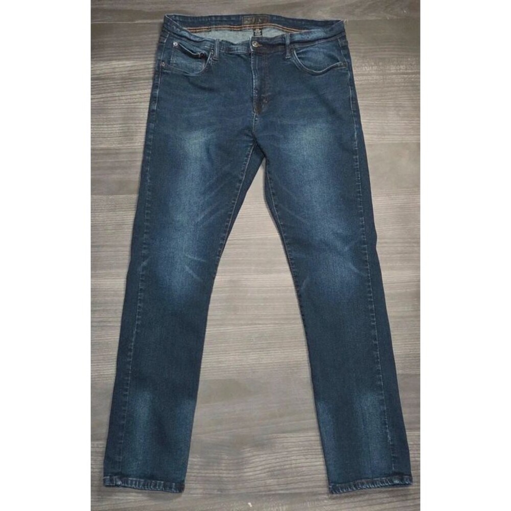 Nickel & Iron Men's 34x32 Slim Fit Jeans Dark Wash